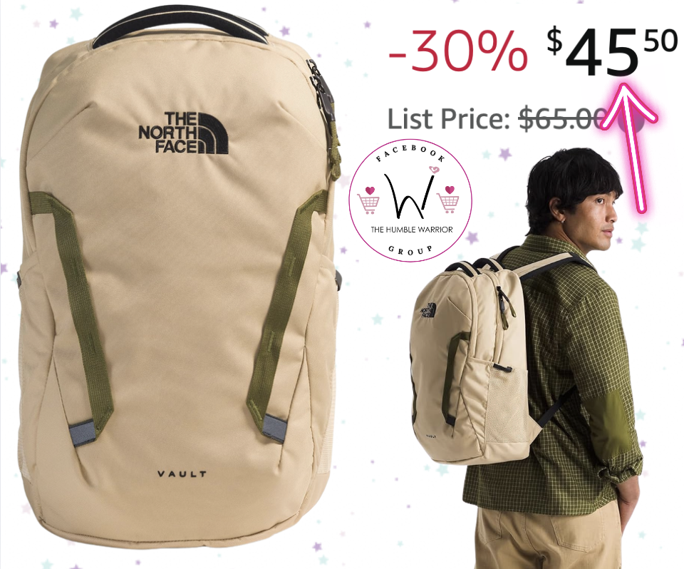 The North Face Vault Everyday Laptop Backpack!